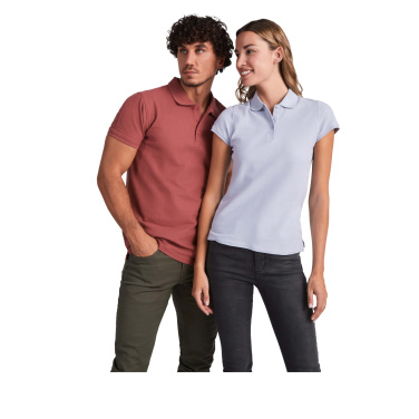 Logotrade dāvanas foto: Zvaigžņu īsroku vīriešu polo krekls