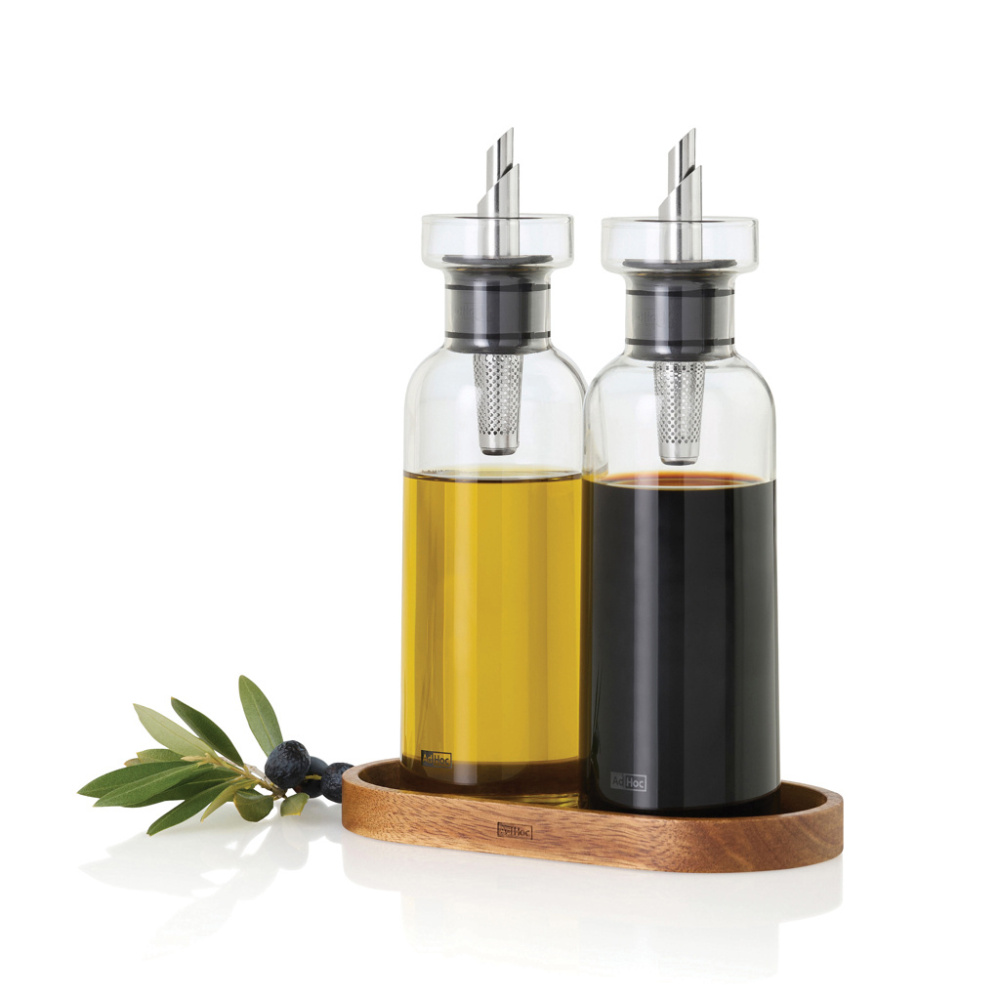 Logotrade biznesa dāvanas foto: AdHoc Menage AromaPour eļļas un etiķa pildīšanas komplekts 300ml