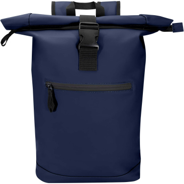 Logotrade biznesa dāvanas foto: Resi Plus 15" GRS pārstrādāta mugursoma ar sarullējamu augšdaļu 18L