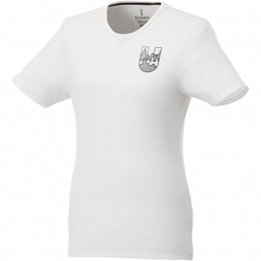 Лого трейд pекламные cувениры фото: Balfour short sleeve women's organic t-shirt