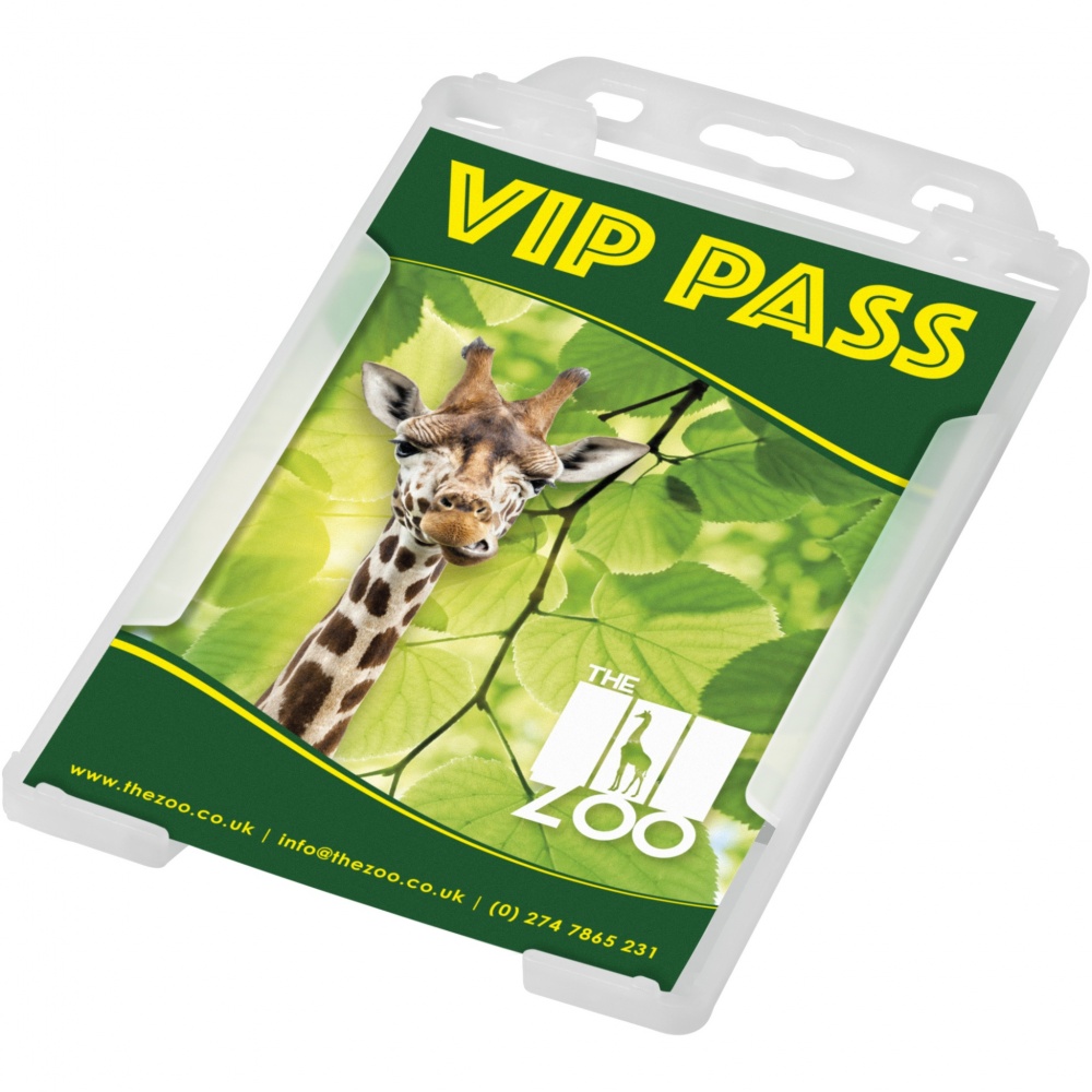 Лого трейд pекламные продукты фото: Держатель для карт Pierre из переработанной пластмассы 