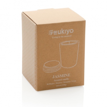 Логотрейд pекламные cувениры картинка: Ароматическая свеча Ukiyo deluxe с бамбуковой крышкой