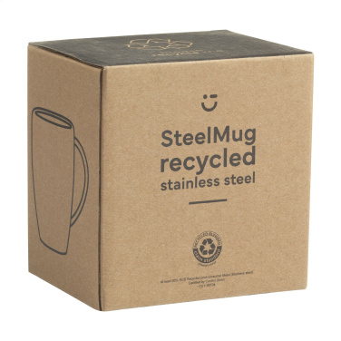 Логотрейд pекламные подарки картинка: SteelMug RCS переработанная сталь 220 мл