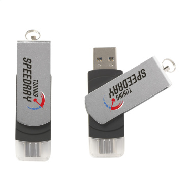 Логотрейд pекламные продукты картинка: USB Dual Connect 3.0 - Type-C 32 ГБ