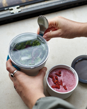 Логотрейд бизнес-подарки картинка: Черный+Blum Ланч-пот Оригинал