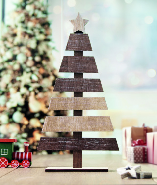 Лого трейд pекламные подарки фото: Wooden Christmas tree