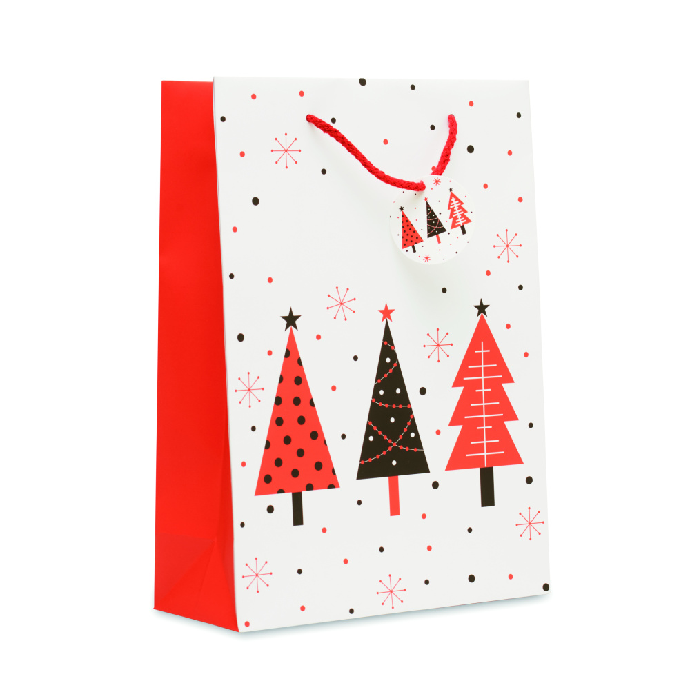 Логотрейд pекламные cувениры картинка: Gift paper bag large