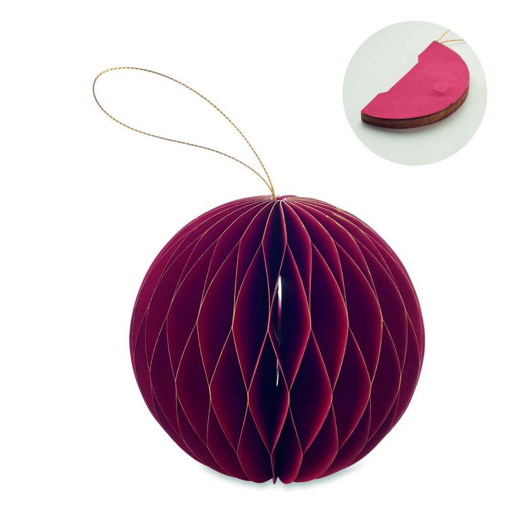 Лого трейд бизнес-подарки фото: Foldable  XMAS bauble hanger