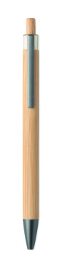 Лого трейд pекламные продукты фото: Push button bamboo pen