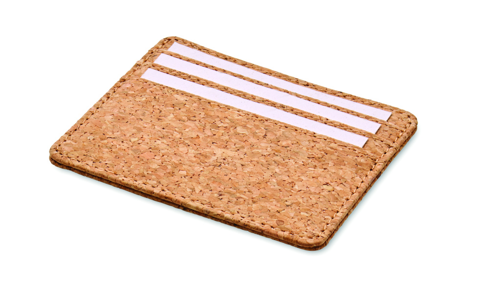 Лого трейд pекламные подарки фото: Cork cardholder with RFID