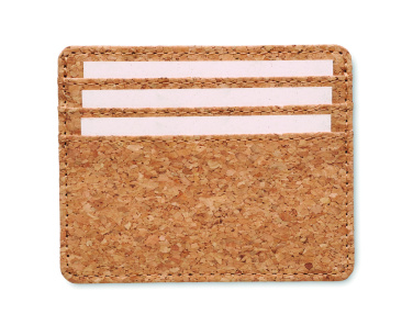 Лого трейд pекламные cувениры фото: Cork cardholder with RFID