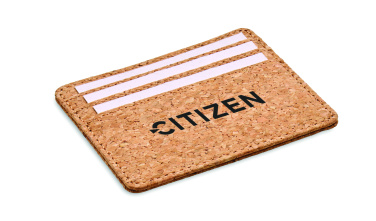 Логотрейд бизнес-подарки картинка: Cork cardholder with RFID