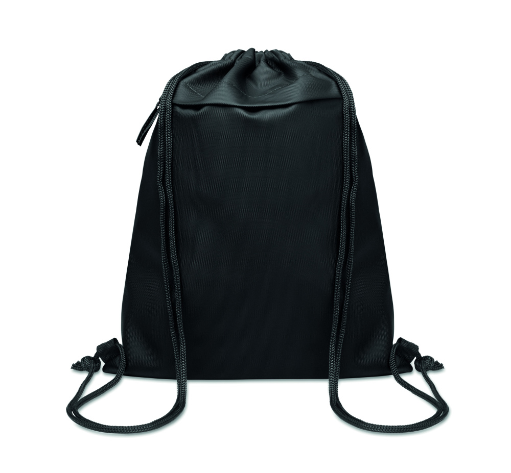 Лого трейд pекламные подарки фото: Drawstring bag in 600D RPET
