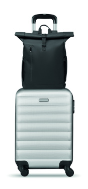 Логотрейд pекламные подарки картинка: Rolltop laptop rucksack 600D