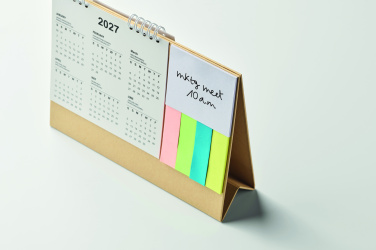 Логотрейд pекламные cувениры картинка: Desk calendar with memo pad