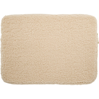 Логотрейд бизнес-подарки картинка: Bear чехол для 13-дюймового ноутбука объемом 2 л из шерпы, переработанной по стандарту GRS