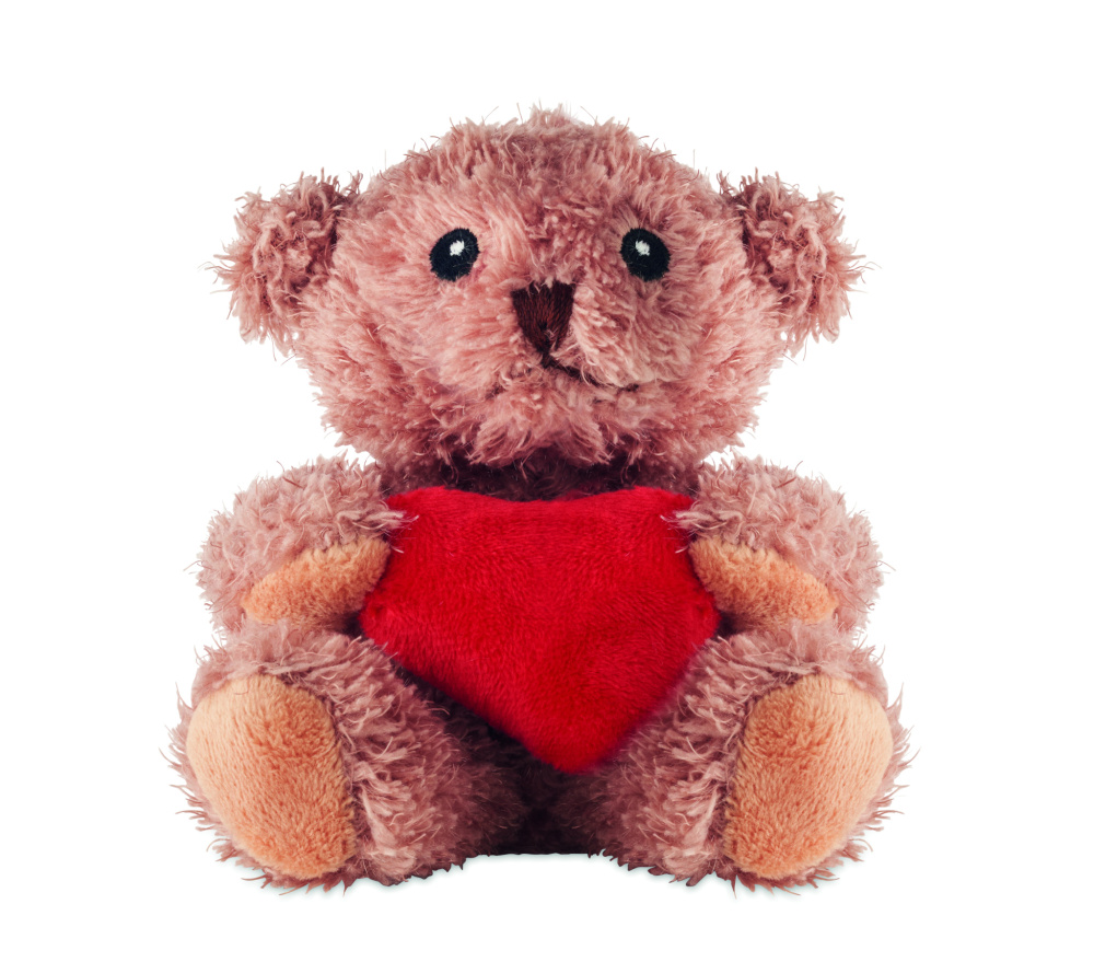 Логотрейд бизнес-подарки картинка: Teddy bear plush with heart