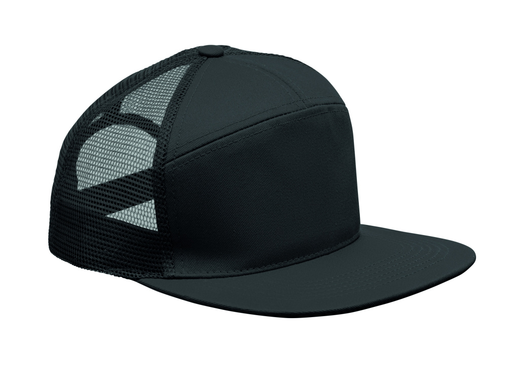Лого трейд pекламные подарки фото: 7 panel flat visor cap