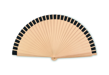 Логотрейд pекламные cувениры картинка: Wooden hand fan