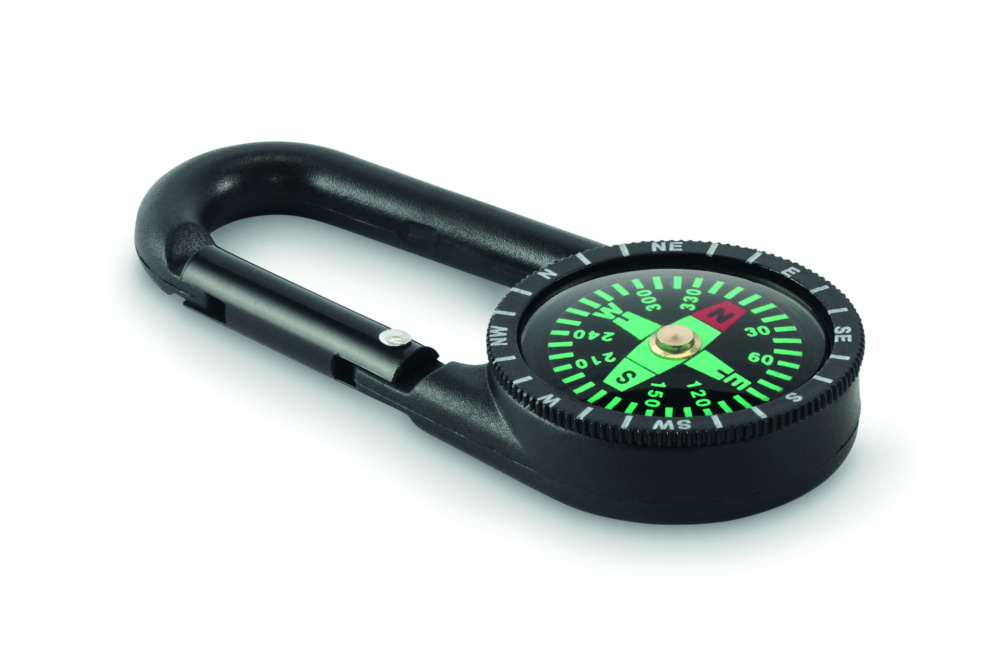 Лого трейд бизнес-подарки фото: Outdoor compass with carabiner