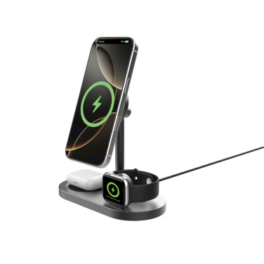 Лого трейд pекламные подарки фото: Беспроводное магнитное зарядное устройство для стола Quantum RCS сверхбыстрой мощности 25 Вт