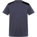 Мужская футболка Expedition 160 г/м2 с коротким рукавом, Свинец / Черный
