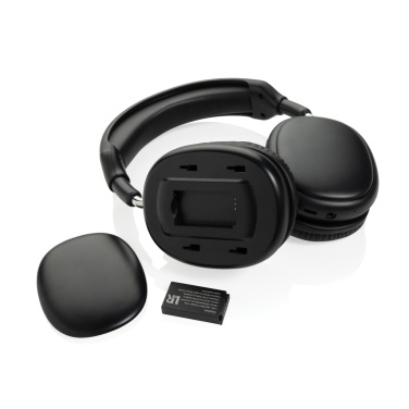 Лого трейд бизнес-подарки фото: Беспроводные наушники Spectra RCS со съемным аккумулятором
