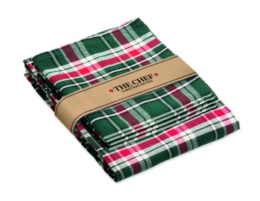 Лого трейд pекламные cувениры фото: Chequer cotton tablecloth set