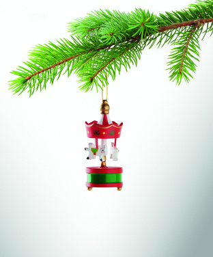 Логотрейд pекламные продукты картинка: Wooden carousel ornament