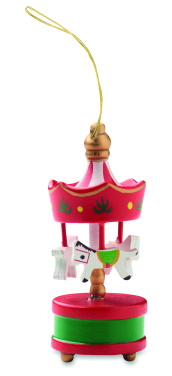 Логотрейд pекламные подарки картинка: Wooden carousel ornament