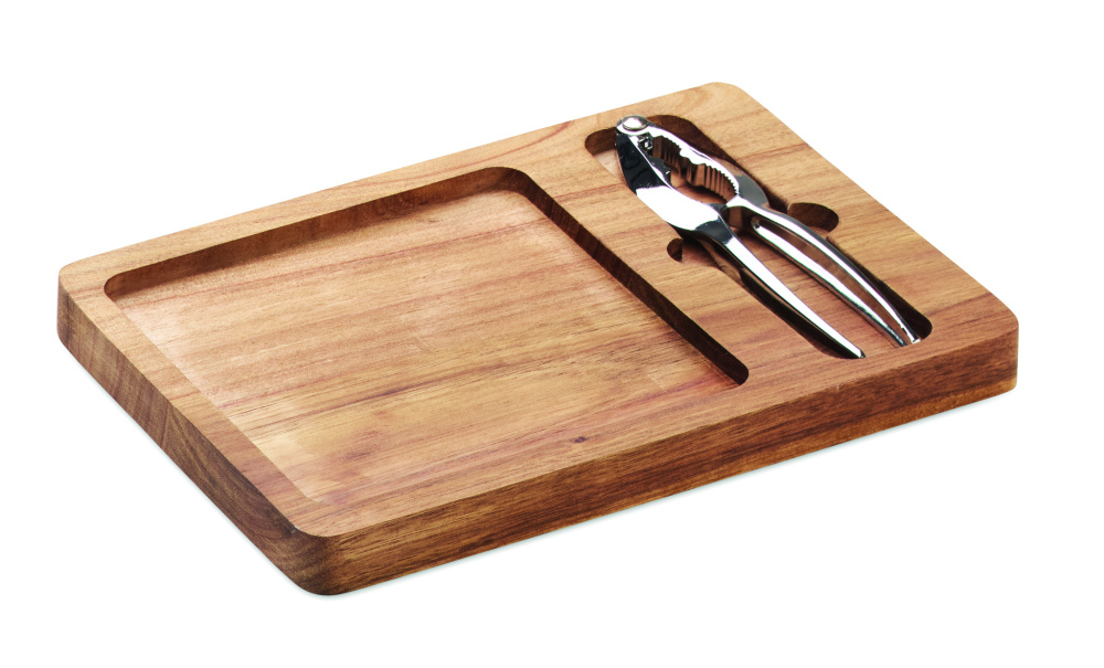Лого трейд pекламные cувениры фото: Acacia nut cracker set