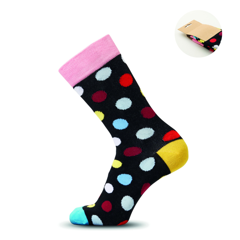 Логотрейд pекламные подарки картинка: Funny patterned socks