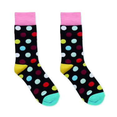 Лого трейд бизнес-подарки фото: Funny patterned socks
