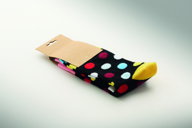 Лого трейд бизнес-подарки фото: Funny patterned socks
