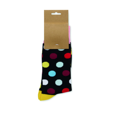 Лого трейд бизнес-подарки фото: Funny patterned socks