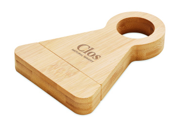 Логотрейд pекламные продукты картинка: Bamboo bottle stand & opener