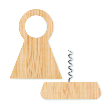 Логотрейд pекламные подарки картинка: Bamboo bottle stand & opener