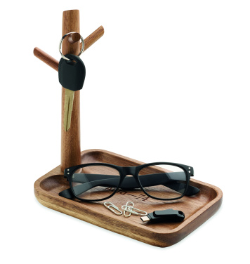 Лого трейд pекламные подарки фото: Acacia wood key tray holder
