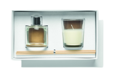 Лого трейд pекламные продукты фото: Vanilla diffuser & candle set