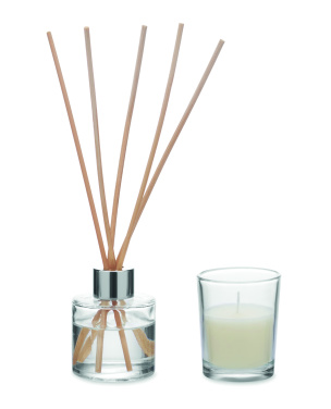Логотрейд pекламные подарки картинка: Vanilla diffuser & candle set