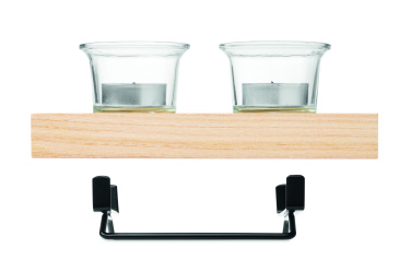 Лого трейд бизнес-подарки фото: Tea light holder set with stand