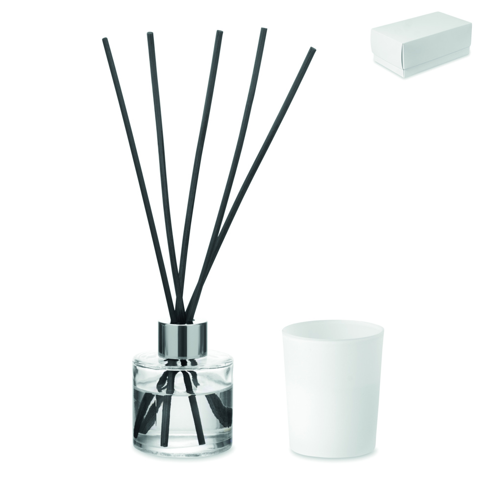 Логотрейд pекламные подарки картинка: Vanilla diffuser & candle set