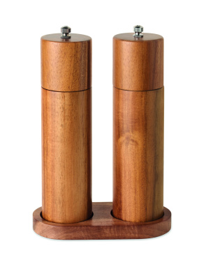 Логотрейд pекламные cувениры картинка: Acacia salt & pepper grinders