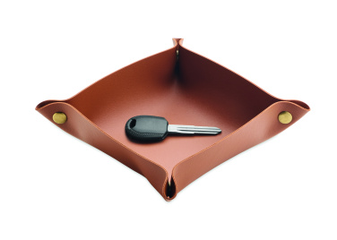 Логотрейд бизнес-подарки картинка: Foldable PU key tray