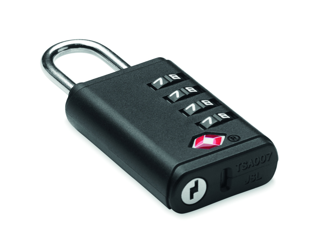 Лого трейд pекламные подарки фото: TSA 4-digit combination lock