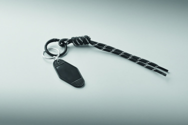 Лого трейд pекламные cувениры фото: Braided rope with tag keyring