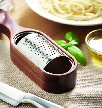 Лого трейд бизнес-подарки фото: Acacia cheese grater