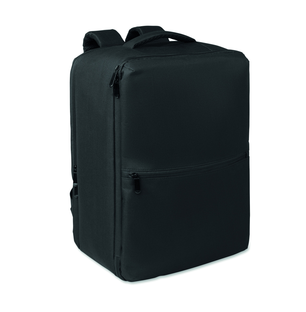 Логотрейд pекламные cувениры картинка: RPET backpack w/vacuum bag 18L