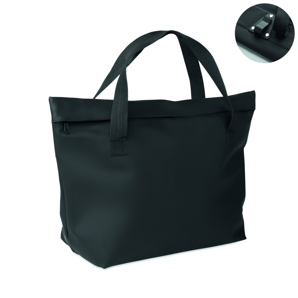 Лого трейд pекламные cувениры фото: PU bicycle shopping bag 10L