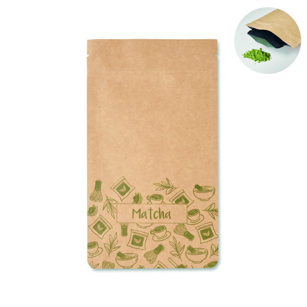 Лого трейд pекламные подарки фото: Matcha tea powder 10 g